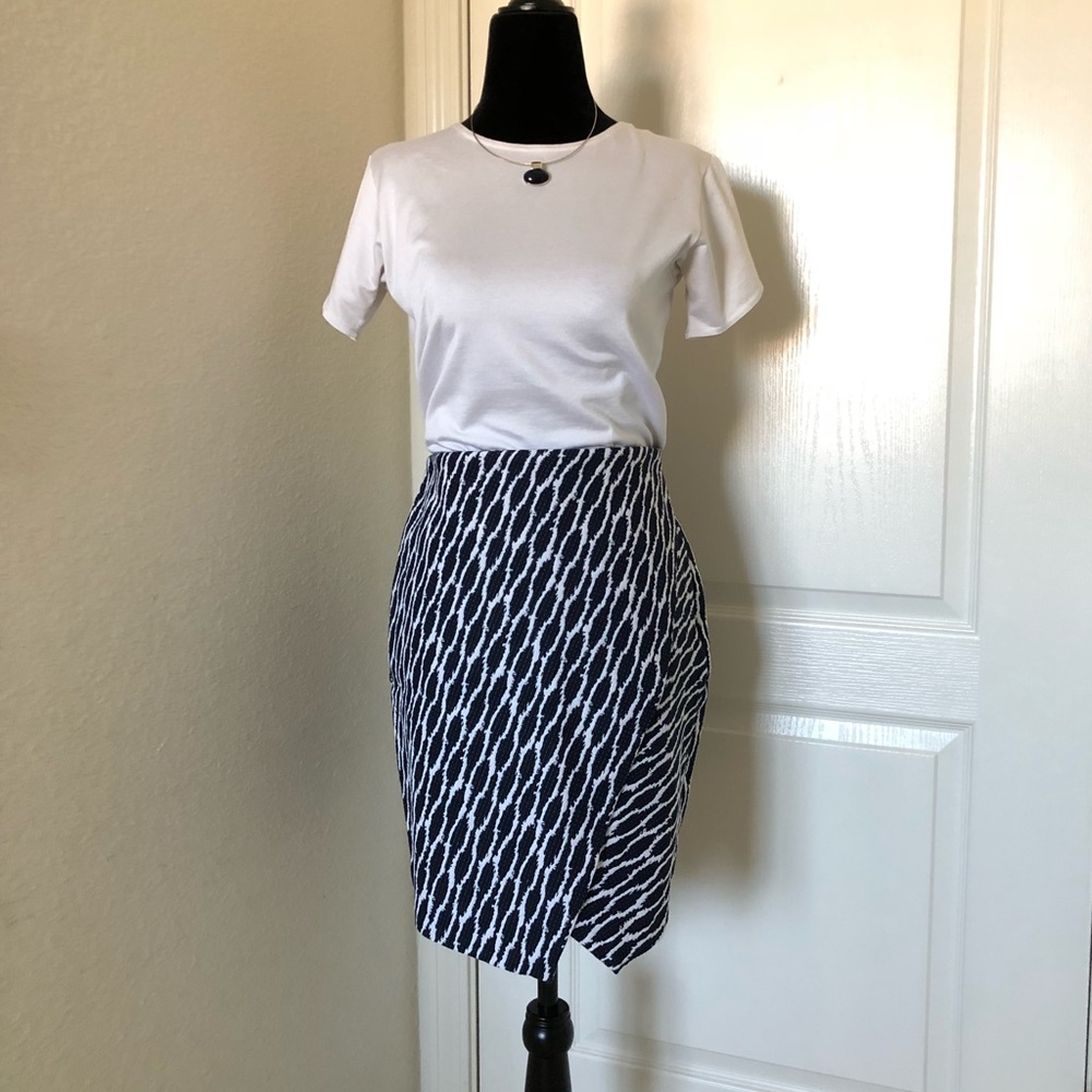 Asymmetrical Printed Skirt